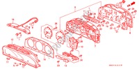 COMPONENTES INDICADORES(NS) para Honda ACCORD EX 4 portas 5 velocidades manuais 1991