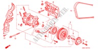 COMPRESSOR(2) para Honda ACCORD EX 4 portas automática de 4 velocidades 1993