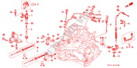 ALAVANCA CONTROLO para Honda ACCORD COUPE LX 2 portas automática de 4 velocidades 1995
