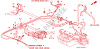 TUBO METALICO INSTALACAO/TUBAGEM para Honda ACCORD COUPE LX 2 portas 5 velocidades manuais 1995