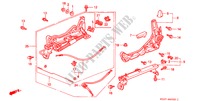 COMP. BANCO FR. (E.)(D.) para Honda CIVIC COUPE 1.6ISR 2 portas automática de 4 velocidades 2000