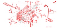CORPO CAIXA VELOCIDADES (DOHC) para Honda CIVIC COUPE 1.6VTI 2 portas 5 velocidades manuais 2000