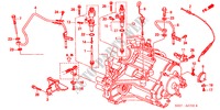 TUBO METALICO ATF/SENSOR VELOCIDADE(1) para Honda CIVIC COUPE VTI 2 portas automática de 4 velocidades 1997
