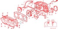 INSTRUMENTOS COMBINADOS (COMPONENTES) para Honda CIVIC 1.4IS 3 portas automática de 4 velocidades 1998