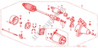 MOTOR ARRANQUE(DENSO) para Honda CIVIC 1.4I 3 portas automática de 4 velocidades 2000