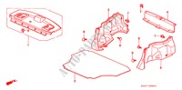 PRATELEIRA TRASEIRA/LADO MALA GUARNICAO para Honda CIVIC 1.6VTI 4 portas 5 velocidades manuais 1999