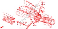 TUBO RESPIRACAO('02 ) para Honda ODYSSEY EXI 5 portas automática de 5 velocidades 2002
