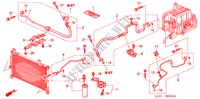 AR CONDICIONADO (MANGUEIRAS/TUBOS)(D.) para Honda CR-V BASE 5 portas automática de 4 velocidades 1999