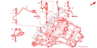 TUBO METALICO ATF/SENSOR VELOCIDADE para Honda CR-V RVI 5 portas automática de 4 velocidades 1997