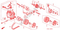 AR CONDICIONADO (COMPRESSOR) para Honda CR-V RVI 5 portas automática de 4 velocidades 2001
