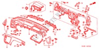 PAINEL INSTRUMENTOS(LH) para Honda CR-V RVI 5 portas 5 velocidades manuais 2001