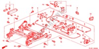 COMP. BANCO FR. (D.)(3) para Honda ACCORD 1.8IES 4 portas automática de 4 velocidades 2000