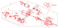 MOTOR ARRANQUE(VALEO) para Honda ACCORD 1.8ILS 4 portas 5 velocidades manuais 2000