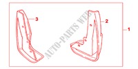 PALAS DIANTEIRAS para Honda ACCORD 1.8IS 4 portas automática de 4 velocidades 2000