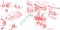 UNIDADE CONTROLO (COMPARTIMENTO MOTOR) (D.) para Honda ACCORD 2.0ILS 4 portas automática de 4 velocidades 2000