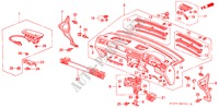 PAINEL INSTRUMENTOS(D.) para Honda CIVIC AERODECK 1.4I 5 portas automática de 4 velocidades 1999