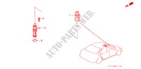 SENSOR VELOCIDADE(DIESEL) para Honda CIVIC AERODECK 2.0ITD 5 portas 5 velocidades manuais 2000