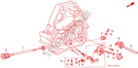 TIRANTE MUDANCAS/SUPORTE MUDANCAS (DOHC) para Honda CIVIC AERODECK VTI 5 portas 5 velocidades manuais 1999