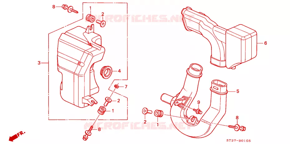 CAMARA RESSONANCIA Honda  CIVIC AERODECK 1998 1.5 ILS 5 velocidades manuais 