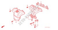 COLECTOR ESCAPE(1.8L) para Honda ACCORD 1.8IES 4 portas automática de 4 velocidades 2002