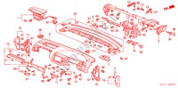 PAINEL INSTRUMENTOS(D.) para Honda ACCORD 1.8ISE 4 portas automática de 4 velocidades 2002
