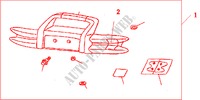 FRISOS PARA CHOQUES DIANT. para Honda HR-V 4WD 3 portas totalmente automática CVT 2000