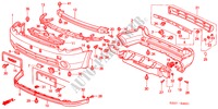 PARA CHOQUES('02) para Honda HR-V 4WD 5 portas 5 velocidades manuais 2002