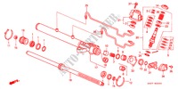 CAIXA ENGREN DIREC MECAN COMPONENTES(LH) (1) para Honda PRELUDE 2.0I 2 portas 5 velocidades manuais 1997