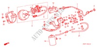 CRUZEIRO AUTOMATICA(LH) para Honda PRELUDE VTI 2 portas automática de 4 velocidades 2000