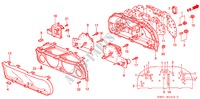 INSTRUMENTOS COMBINADOS COMPONENTES para Honda PRELUDE 2.0I 2 portas 5 velocidades manuais 1997