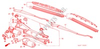LIMPA PARA BRISAS (D.) para Honda ACCORD 1.8IES 5 portas 5 velocidades manuais 2000