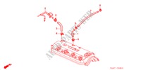 TUBO RESPIRACAO(1.8L/2.0L) para Honda ACCORD 1.8ILS 5 portas automática de 4 velocidades 2000