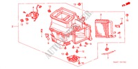 UNIDADE AQUECEDOR(LH) para Honda ACCORD 1.8ILS 5 portas automática de 4 velocidades 2000