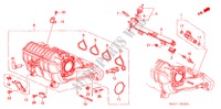 COLECTOR ADMISSAO(1.6L) para Honda ACCORD 1.6ISE 5 portas 5 velocidades manuais 2001