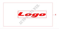 AUTOCOLANTES para Honda LOGO LOGO 3 portas totalmente automática CVT 2000