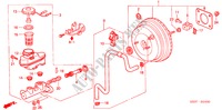 BOMBA PRINCIPAL TRAVOES/ SERVO FREIO(LH) para Honda LOGO LOGO 3 portas totalmente automática CVT 2000