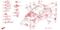 CINTA CABLAGEM/SUPORTE para Honda LOGO LOGO 3 portas totalmente automática CVT 2000