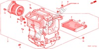 UNIDADE AQUECEDOR(LH) para Honda LOGO LOGO 3 portas totalmente automática CVT 2000