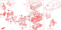 UNIDADE CONTROLO (COMPARTIMENTO MOTOR) para Honda LOGO LOGO 3 portas totalmente automática CVT 2000