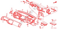 PAINEL INSTRUMENTOS(LH) para Honda CIVIC 1.4S 4 portas automática de 4 velocidades 2001