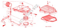 FILTRO AR para Honda CIVIC 1.6 ES 4 portas 5 velocidades manuais 2005