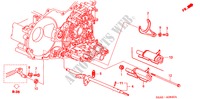 FORQUILHA/VEIO CONTROLO para Honda CIVIC 1.6 LS 4 portas automática de 4 velocidades 2004