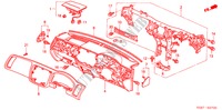 PAINEL INSTRUMENTOS(D.) para Honda CIVIC HYBRID HYBRID 4 portas 5 velocidades manuais 2004
