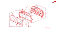 COMPONENTES INDICADORES(NS)(2) para Honda CIVIC COUPE SE       EXECUTIVE 2 portas 5 velocidades manuais 2003