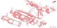PAINEL INSTRUMENTOS(LH) para Honda CIVIC COUPE LS 2 portas 5 velocidades manuais 2001