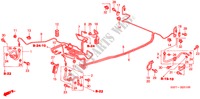 TUBAGENS TRAVAOES(ABS) (LH) (1) para Honda CIVIC COUPE LS 2 portas 5 velocidades manuais 2001
