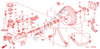 BOMBA PRINCIPAL TRAVOES/ SERVO FREIO(LH) (1) para Honda CIVIC 1.4LS 3 portas automática de 4 velocidades 2001