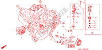 DESENGATE EMBRAIAGEM(5MT) para Honda CIVIC 1.6SPORT 3 portas 5 velocidades manuais 2003