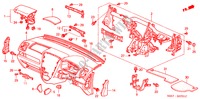 PAINEL INSTRUMENTOS(D.) para Honda CIVIC 1.4S 3 portas 5 velocidades manuais 2001