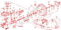 BOMBA PRINCIPAL TRAVOES/ SERVO FREIO(D.) (1) para Honda CIVIC 1.6 S 3 portas automática de 4 velocidades 2005
